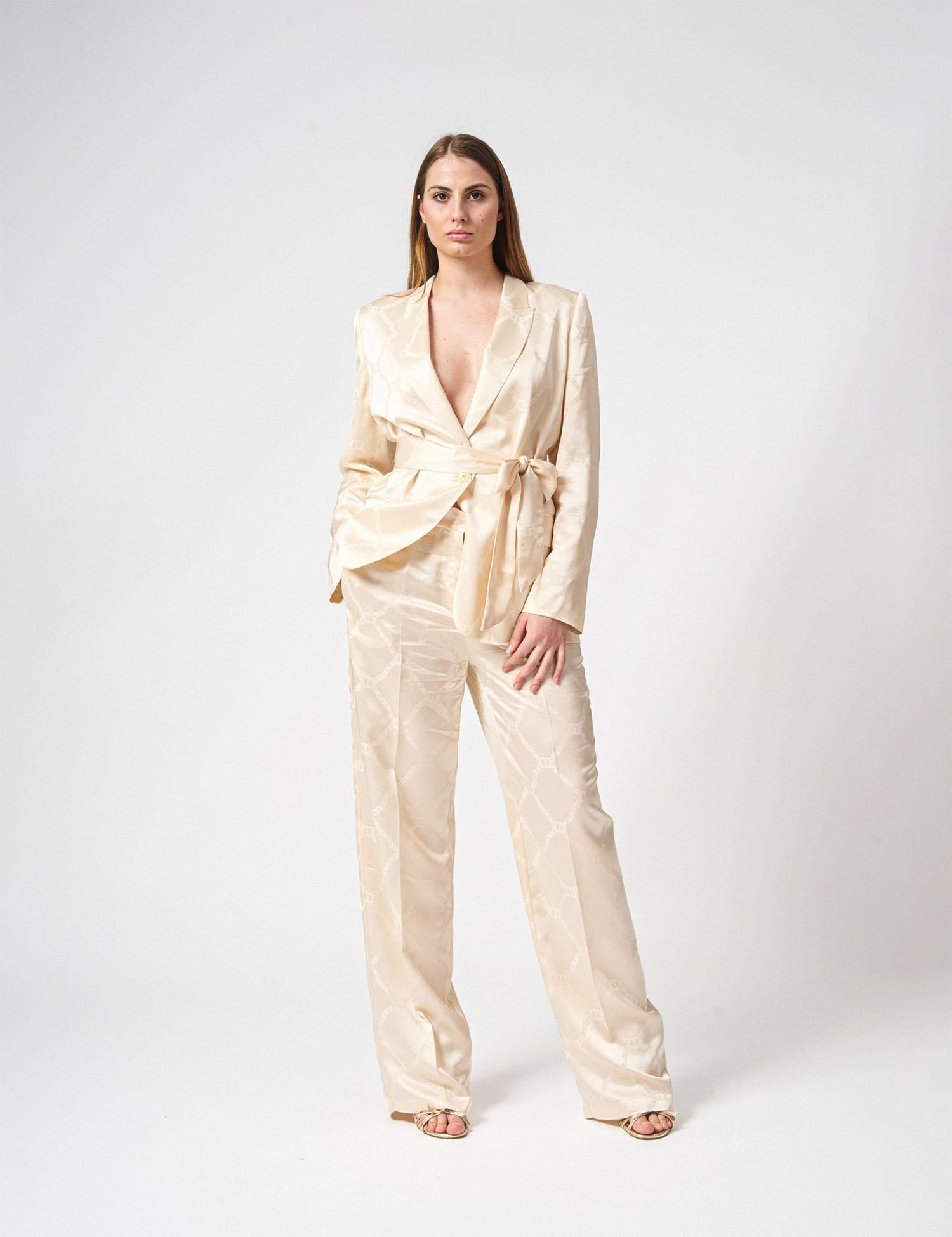 Pantalone in raso