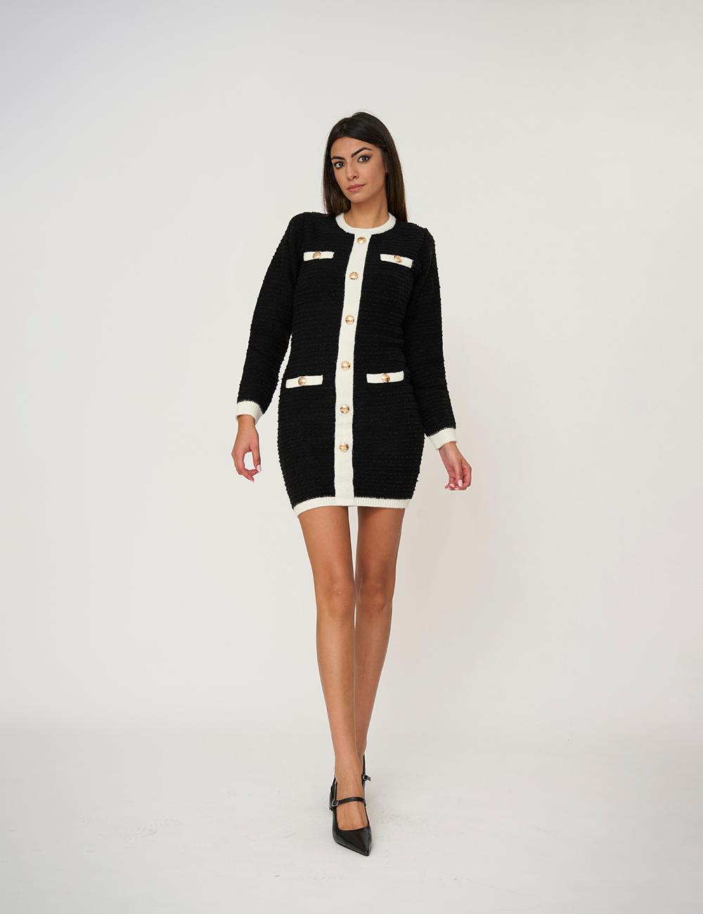 Abito paricollo filato