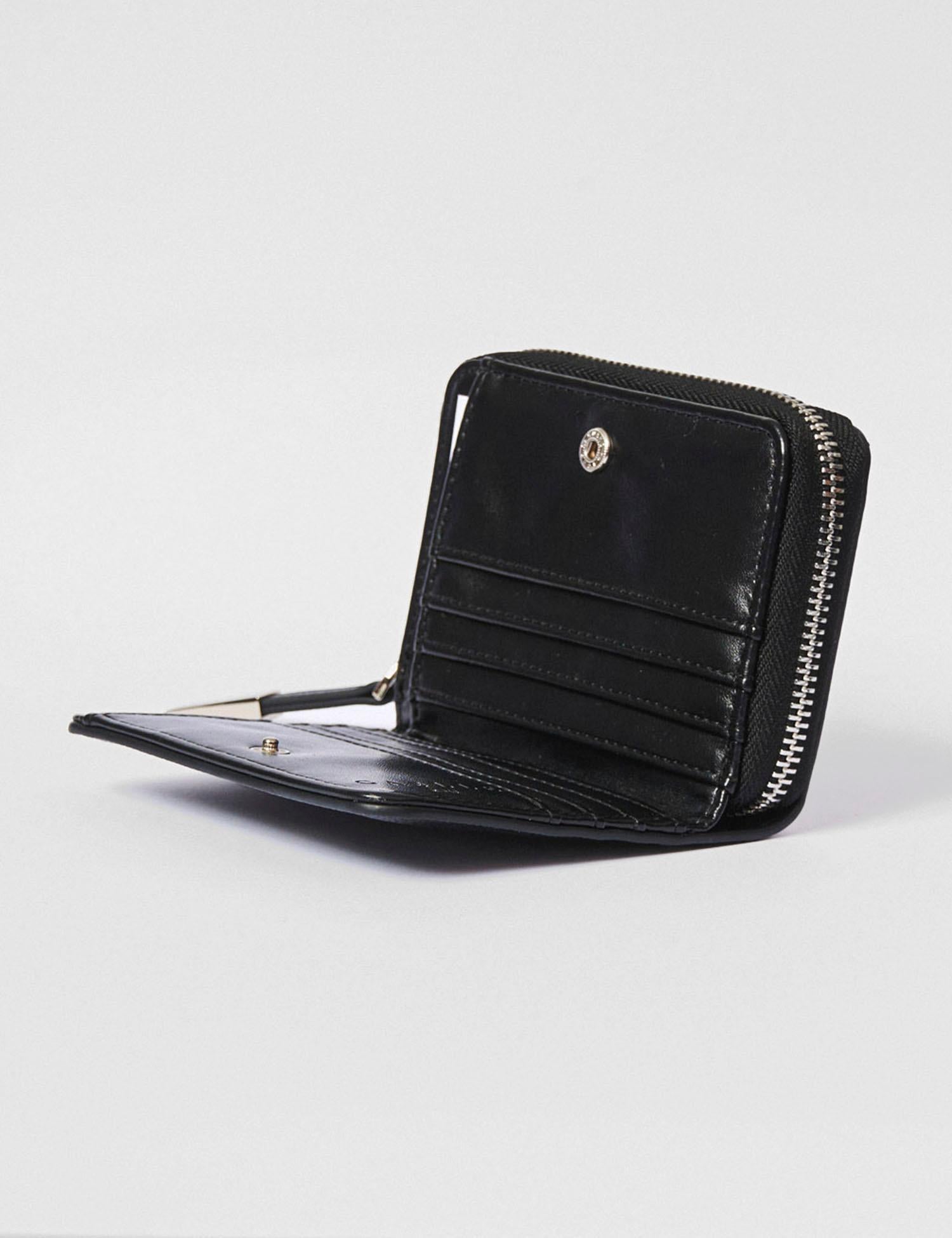 Mini portafoglio con zip