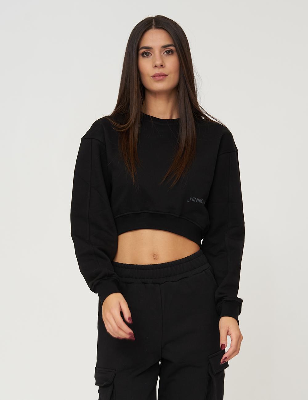 Felpa corta paricollo