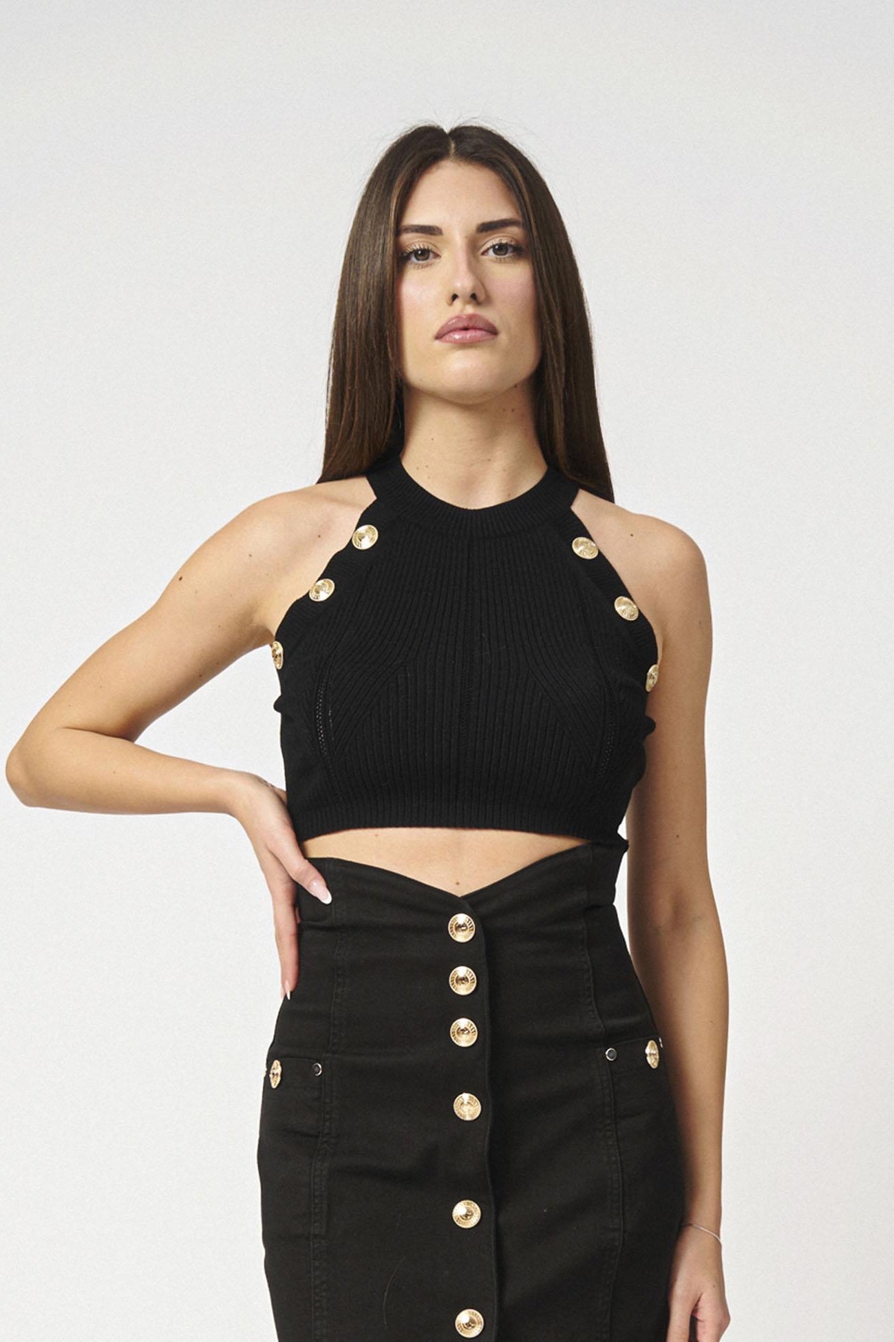 Top scollo halter