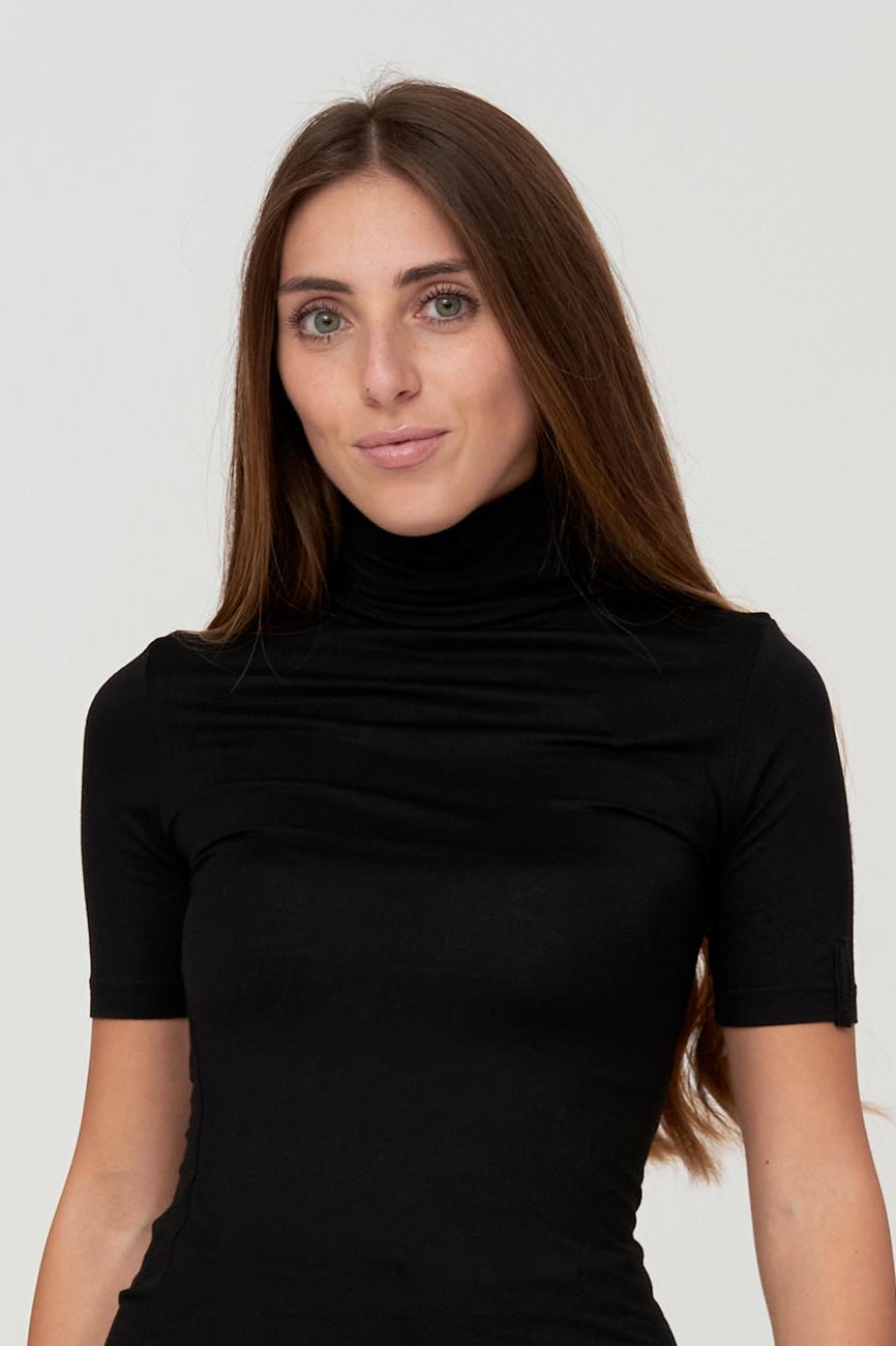 Dolcevita mezza manica