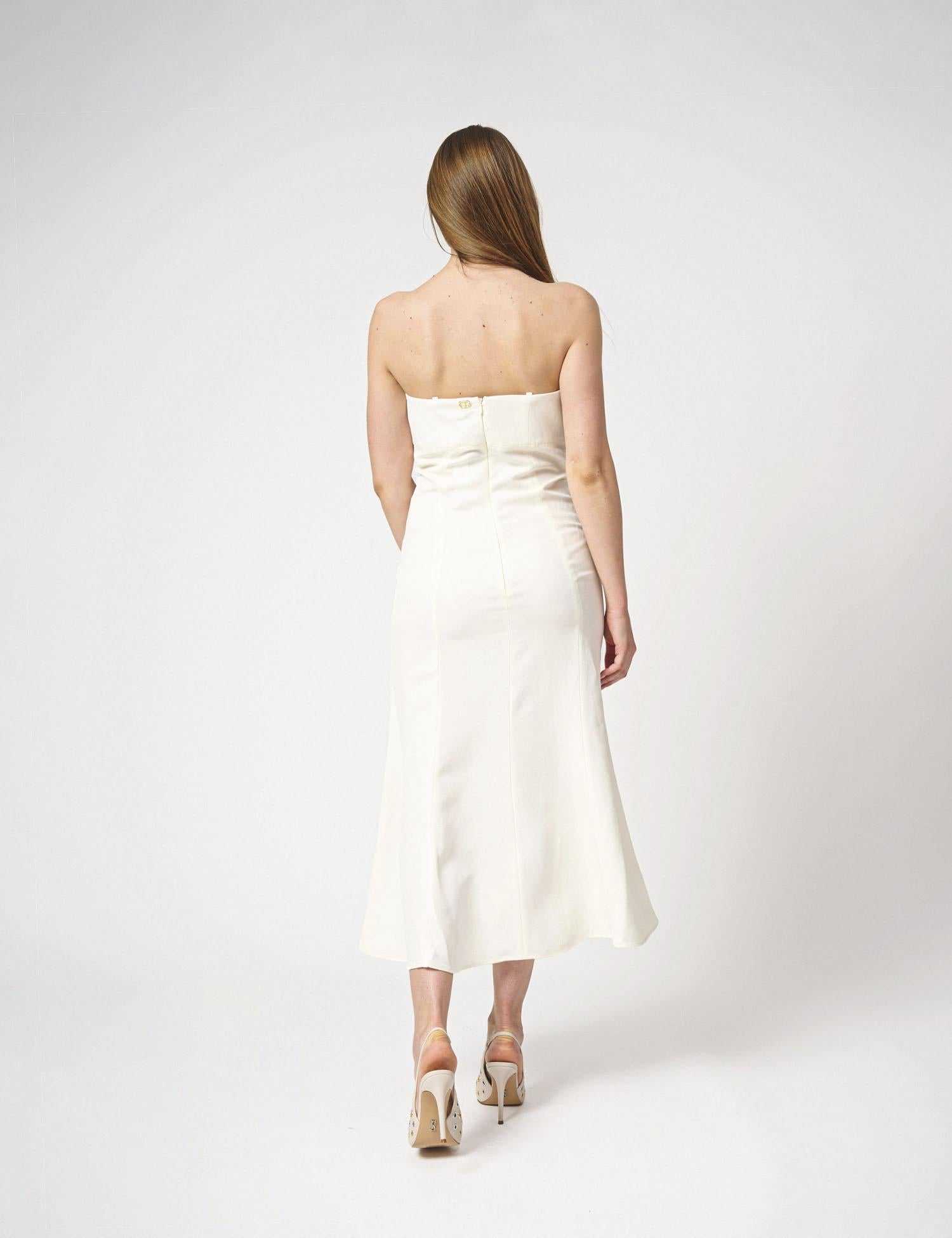 Abito lungo bustier