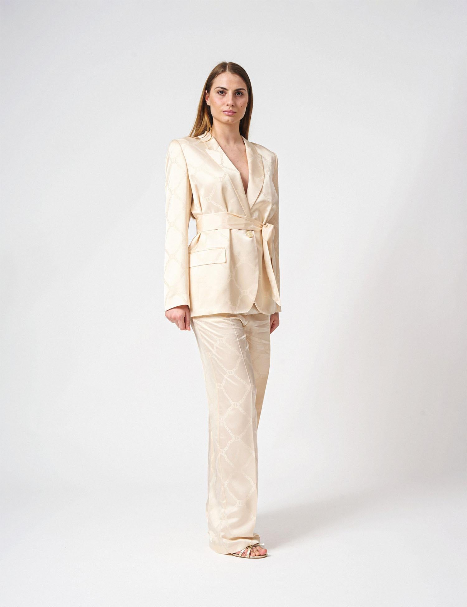 Pantalone in raso