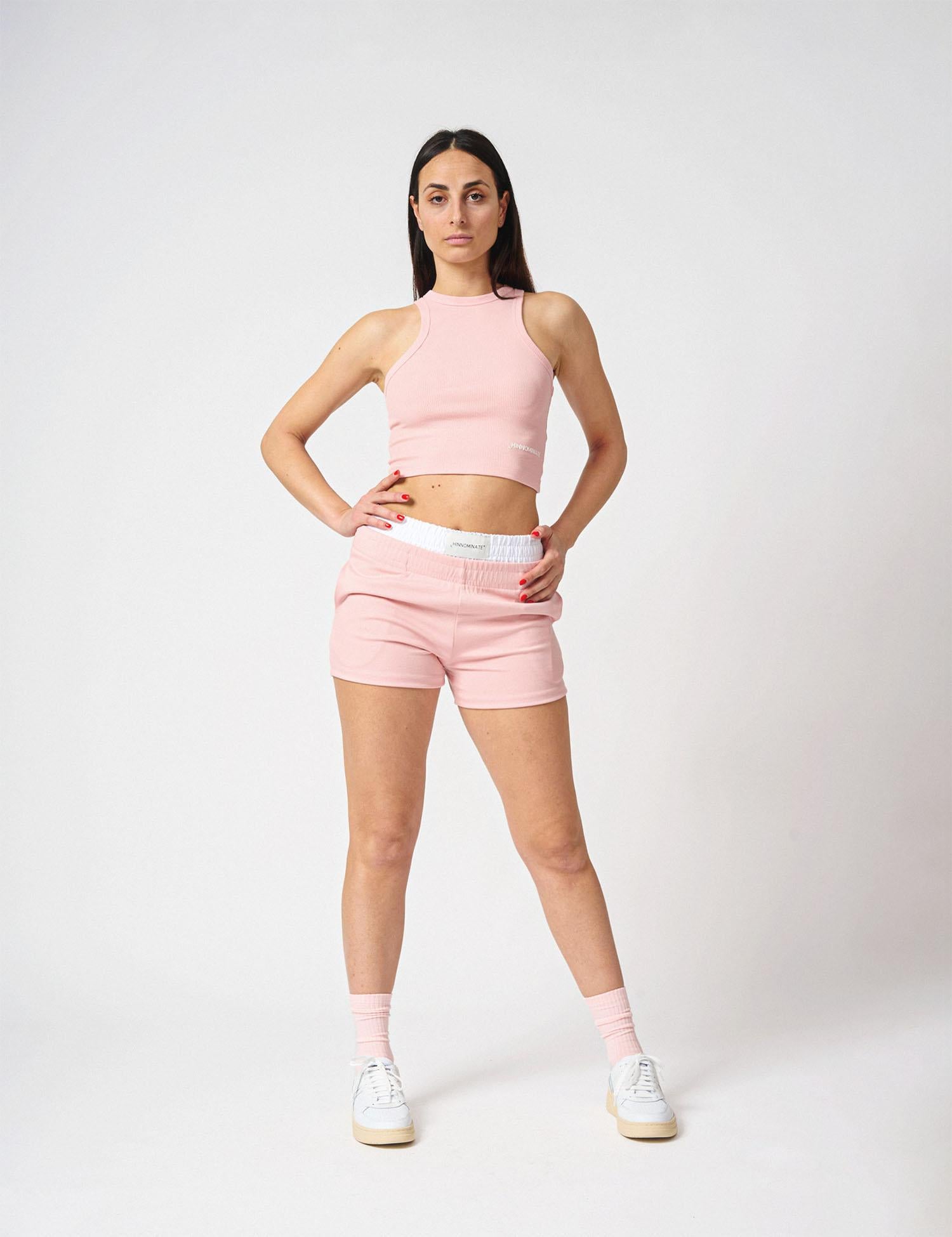 Crop top in costina