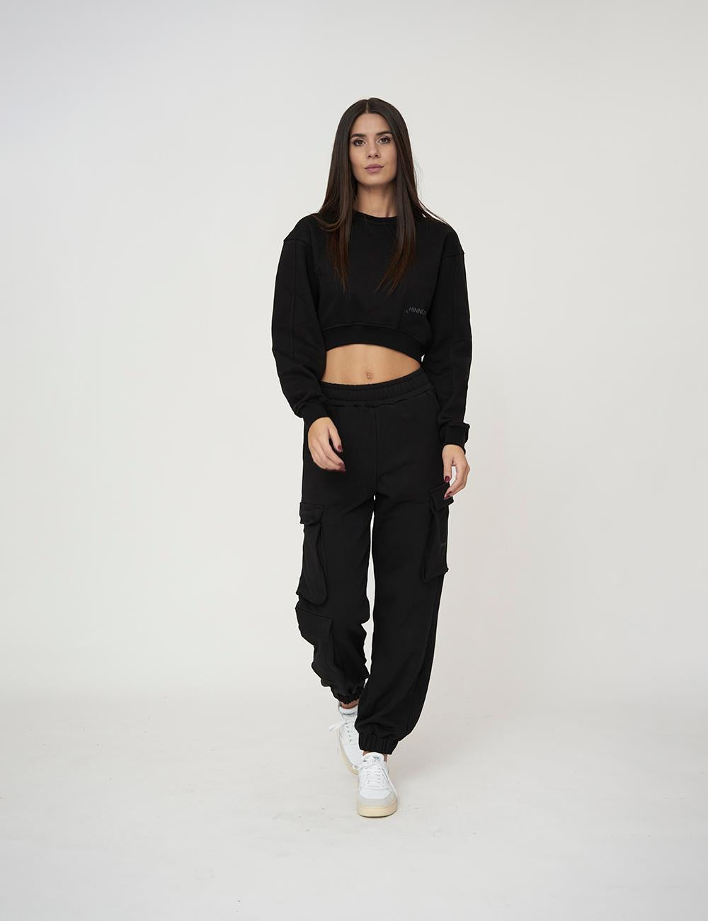 Felpa corta paricollo