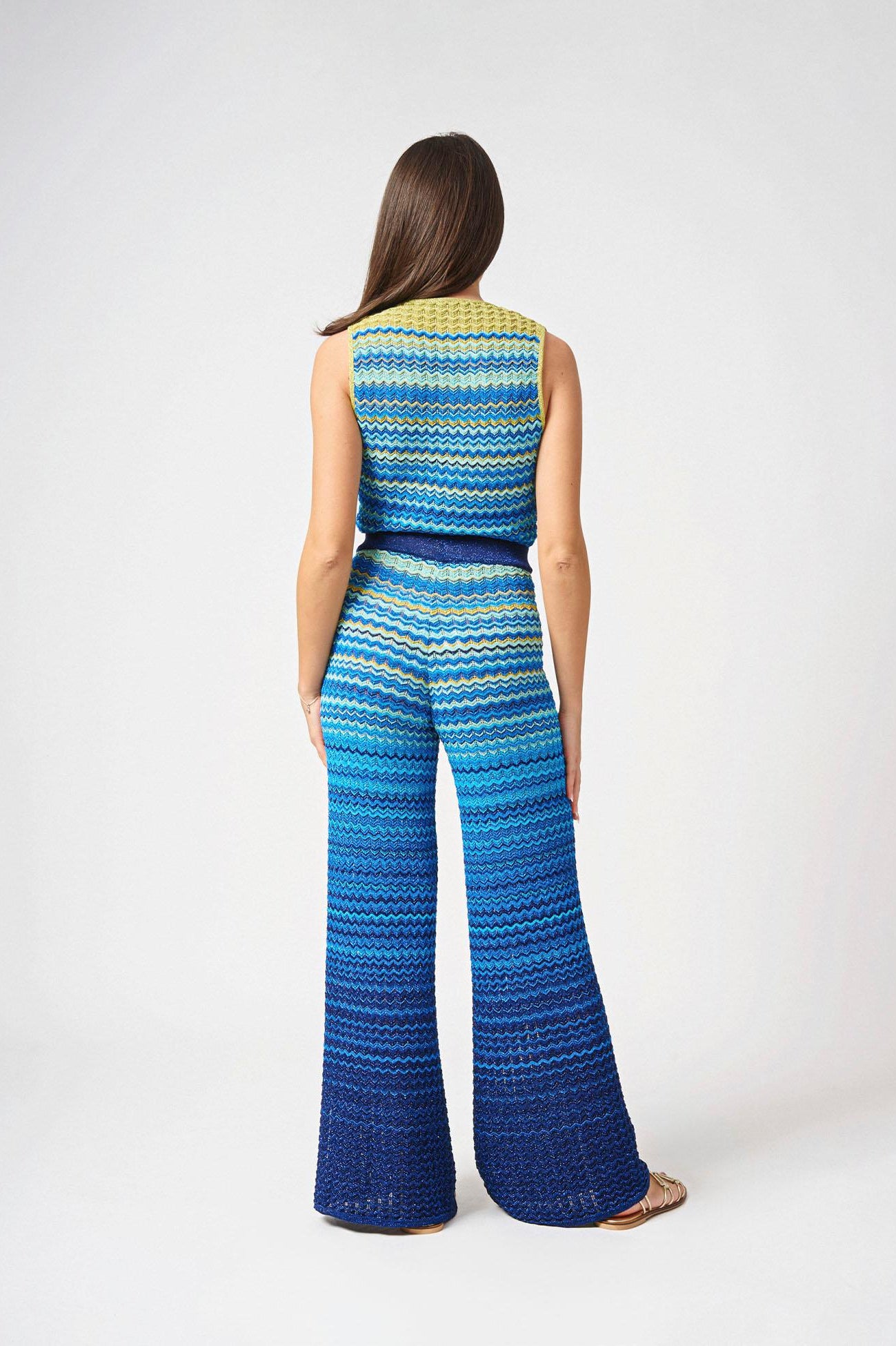 Tuta in maglia degradè