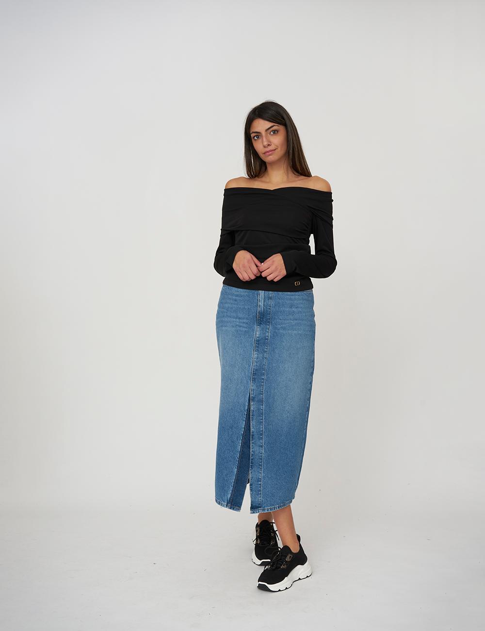 Blusa in jersey