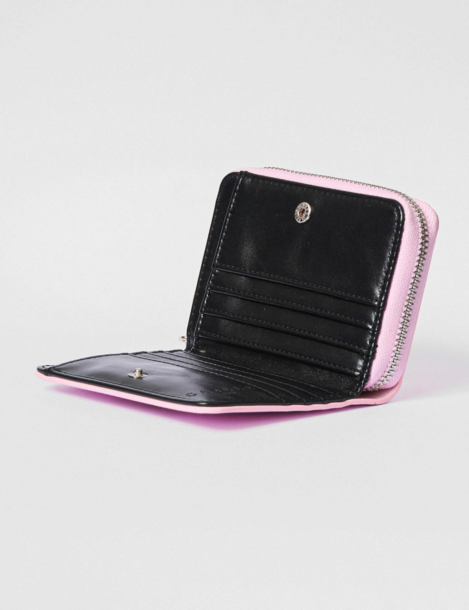 Mini portafoglio con zip
