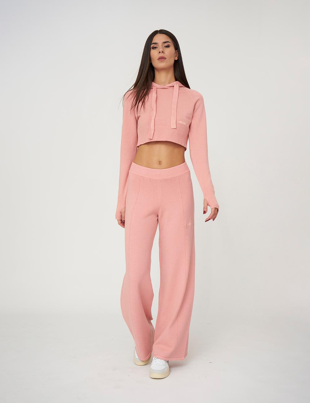 Maglia corta con cappuccio