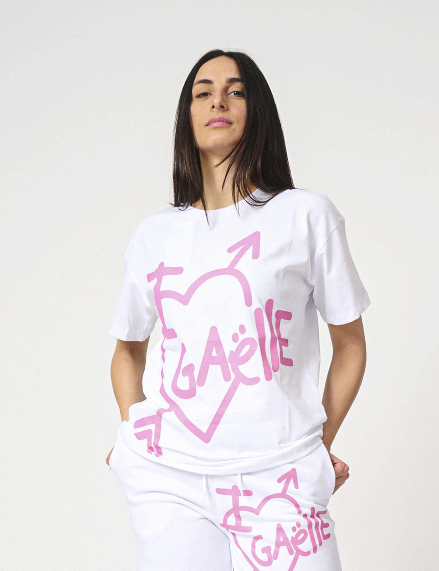 T-shirt paricollo