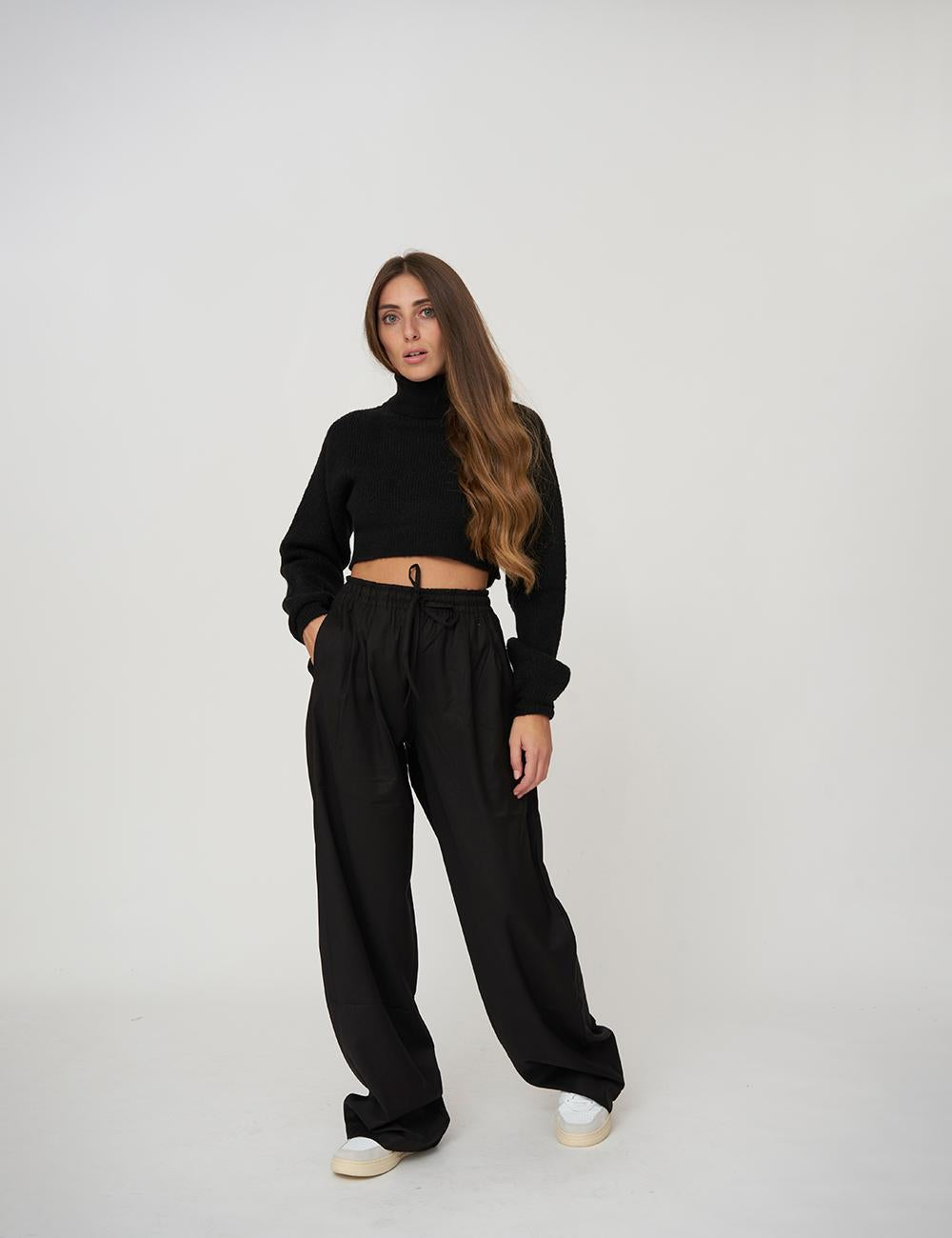 Pantalone over con coulisse