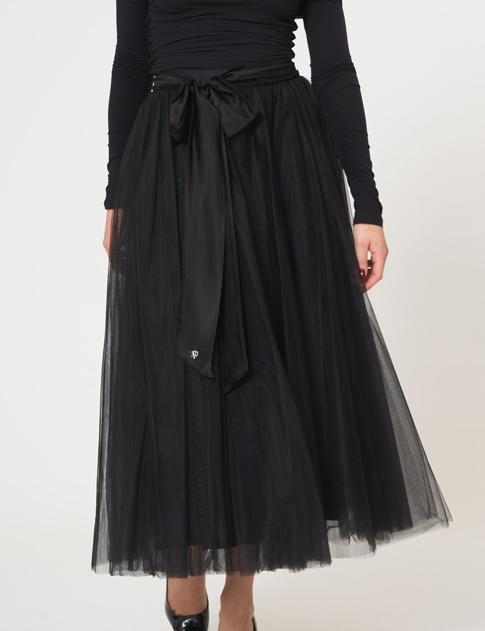 Gonna ampia in tulle