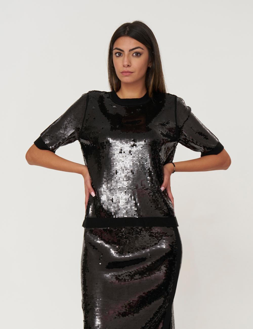 Maglia in paillettes
