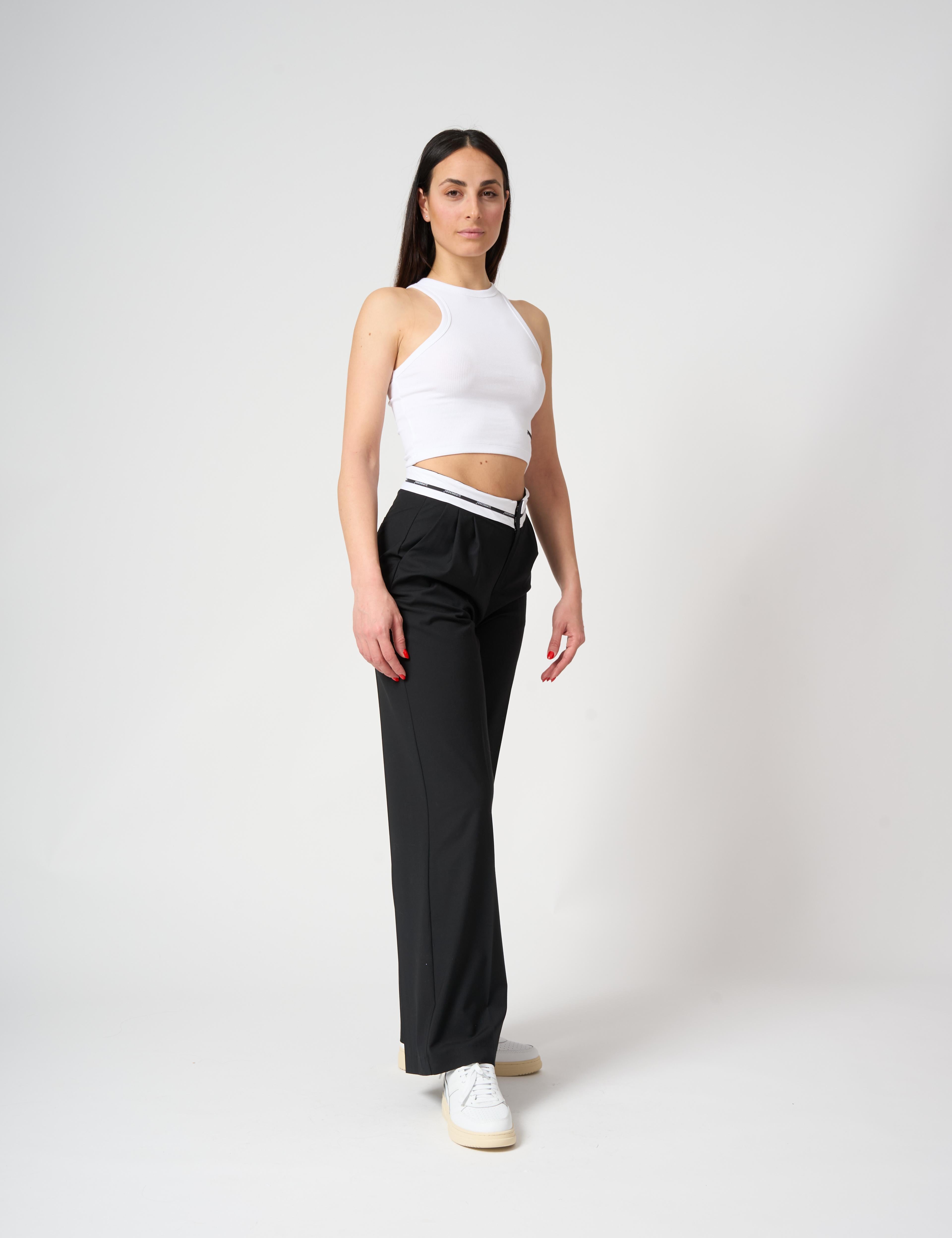 Crop top in costina