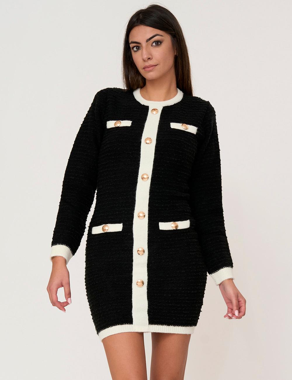 Abito paricollo filato