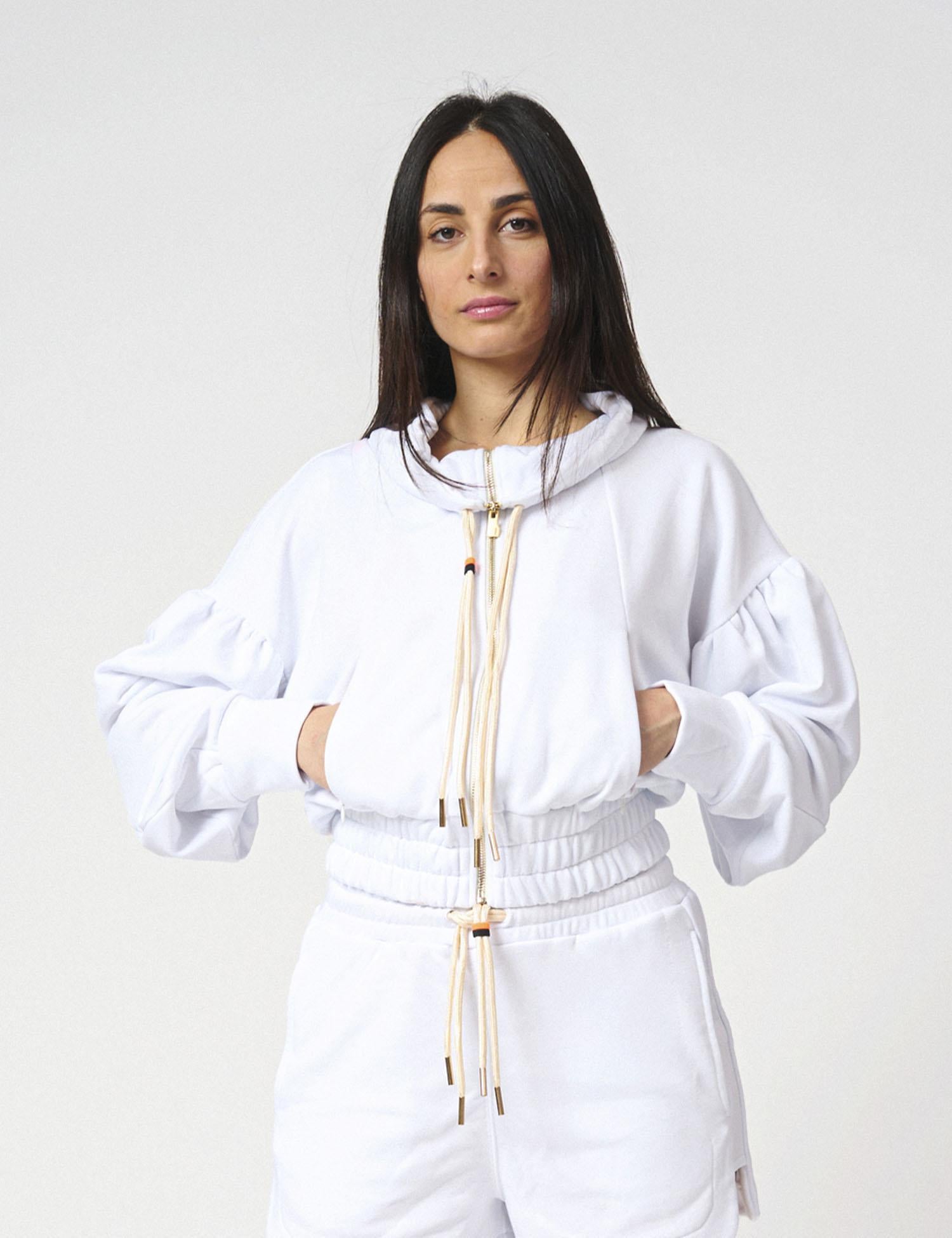 Felpa cropped