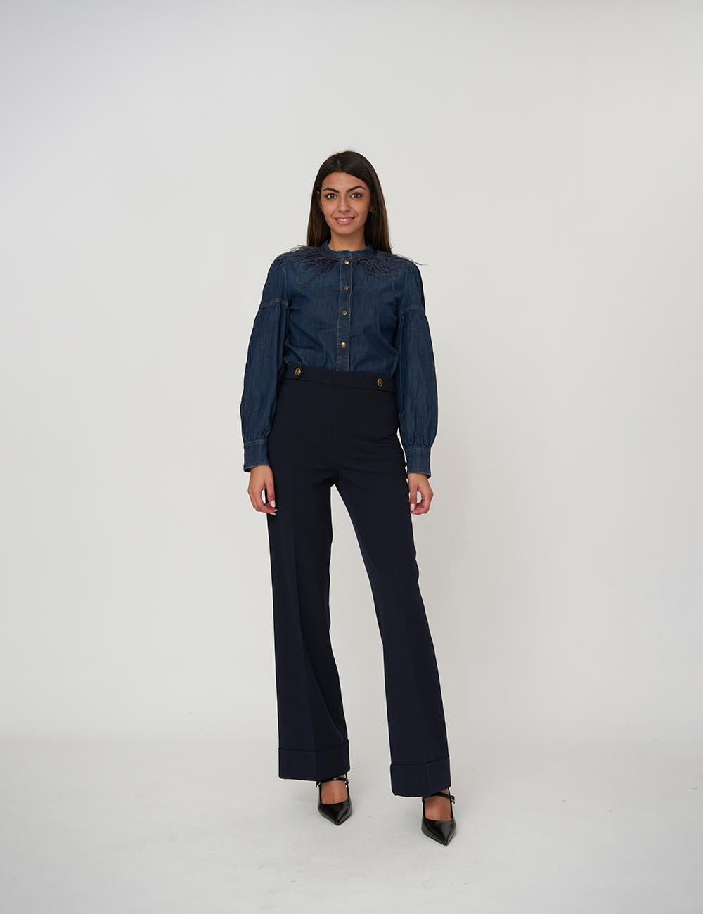 Pantalone a vita alta