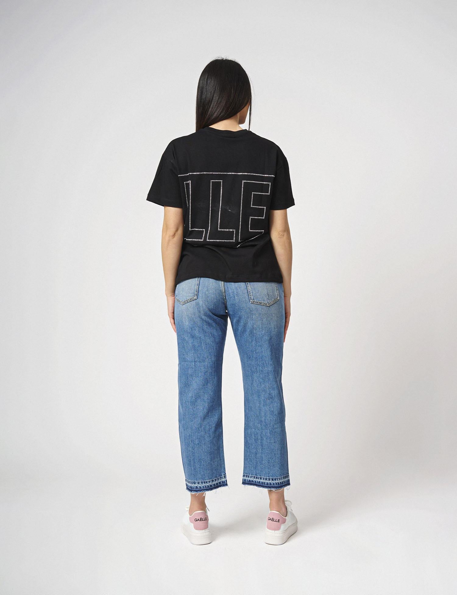 T-shirt con strass