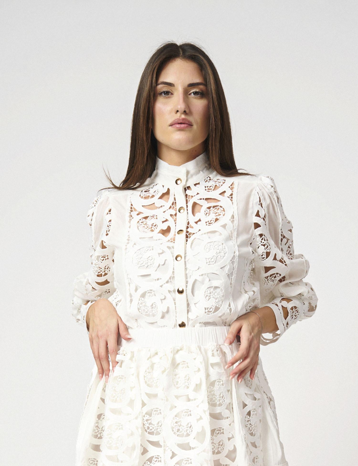 Camicia in pizzo