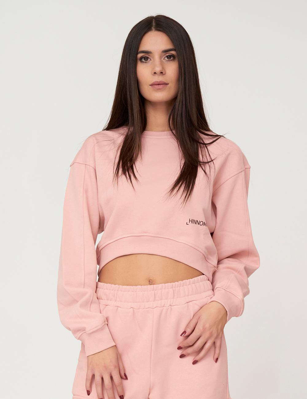 Felpa corta paricollo