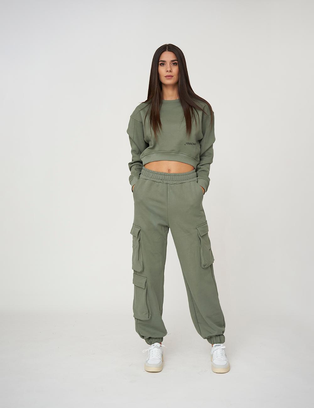 Felpa corta paricollo