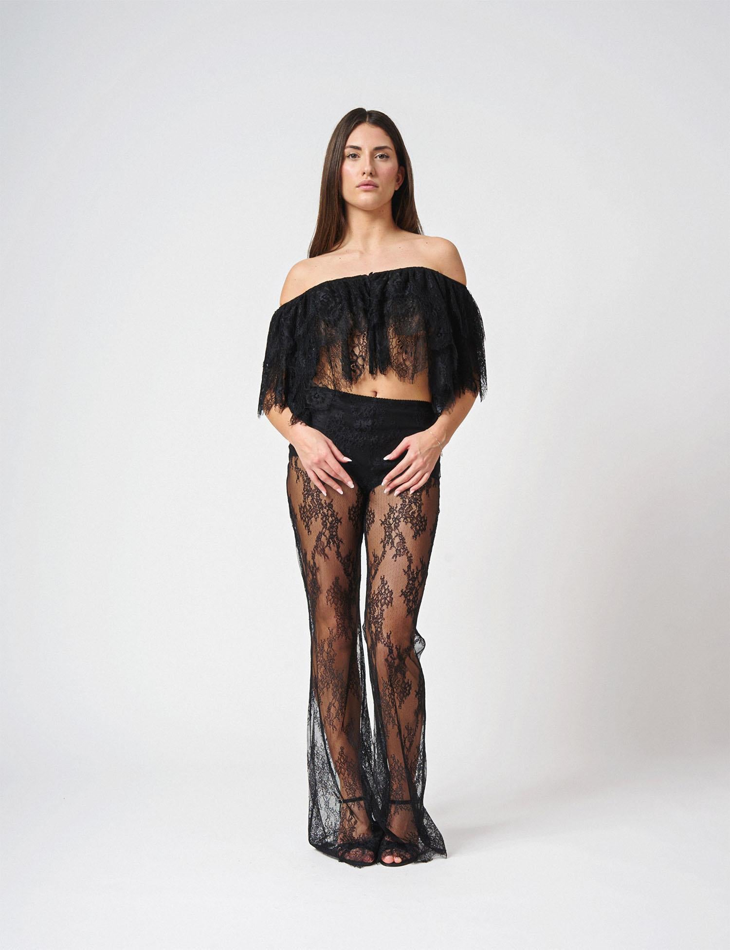 Crop top tulle