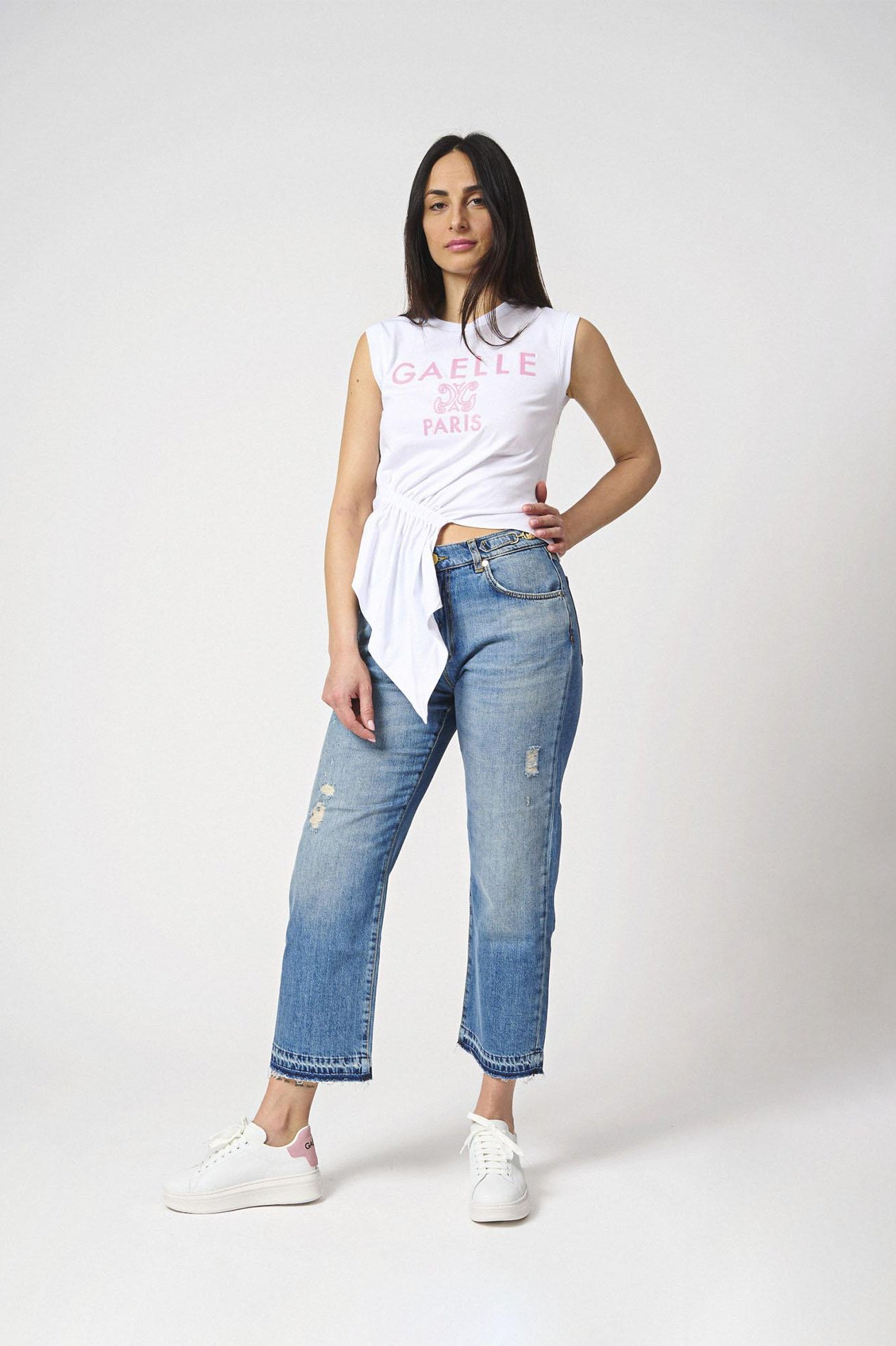 T-shirt smanicata