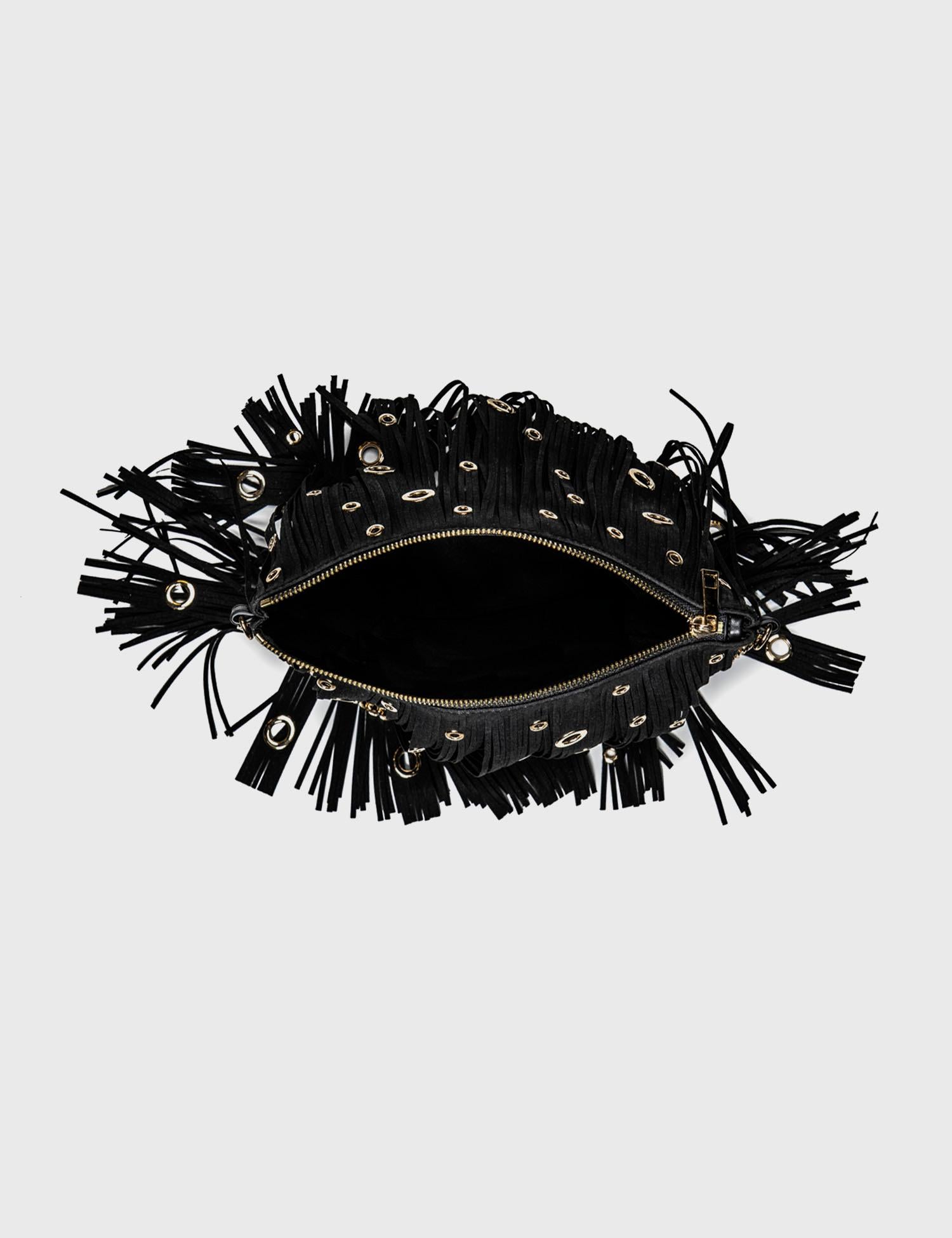 Night edition fringes pochette