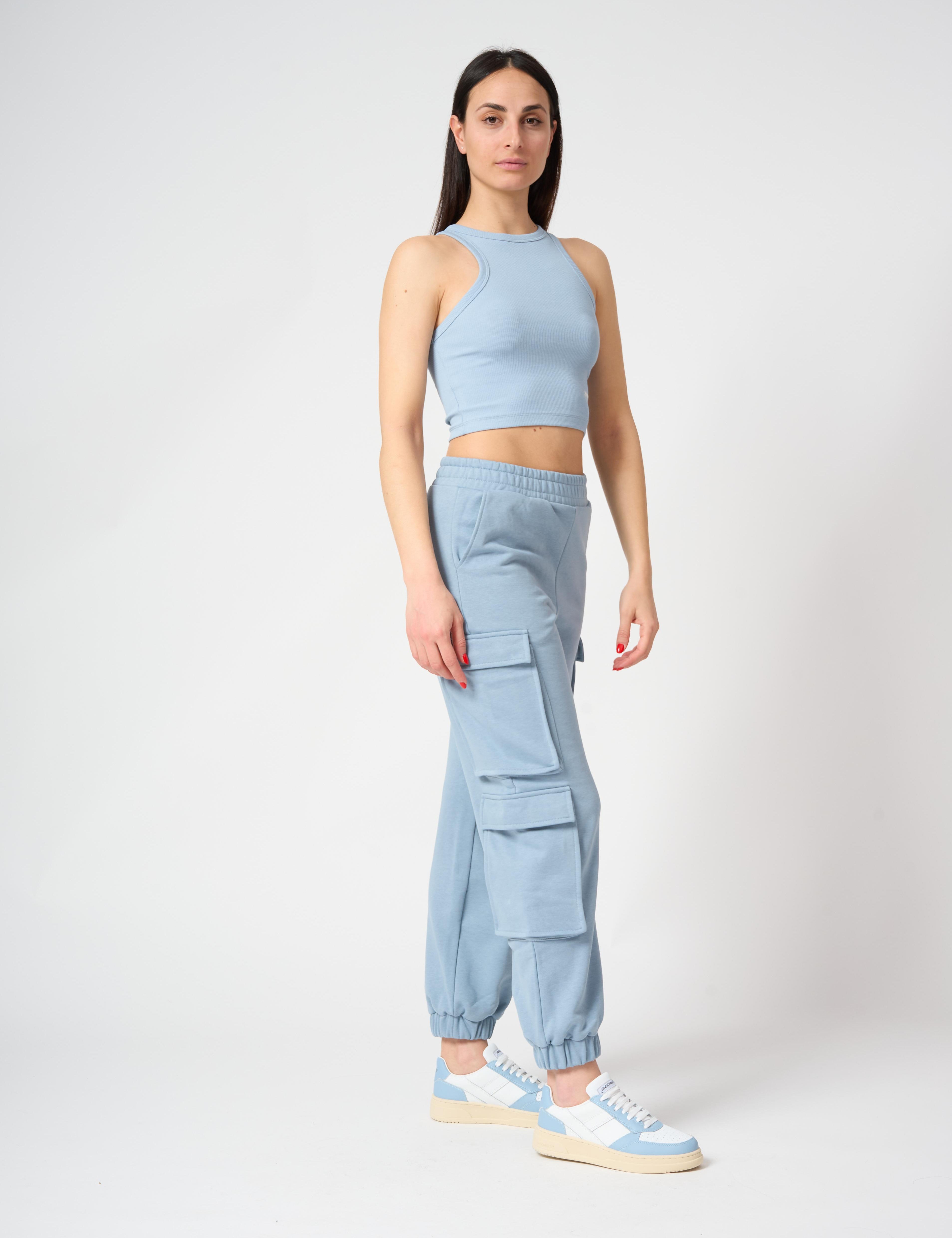 Crop top in costina