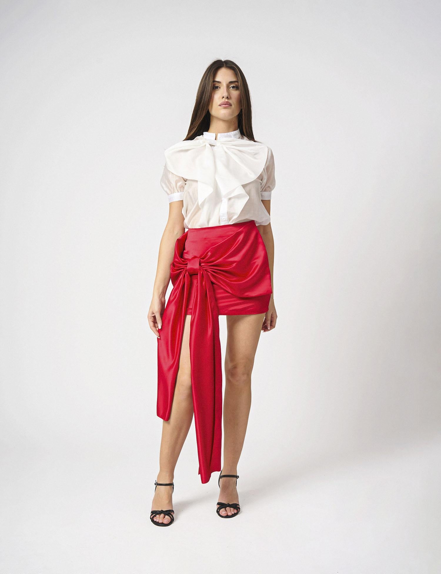 Camicia con fiocco