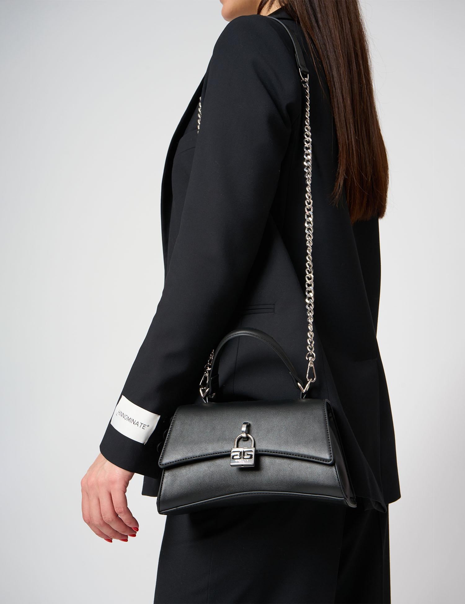 Mini hand bag con lucchetto