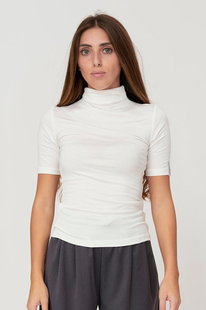 Dolcevita mezza manica