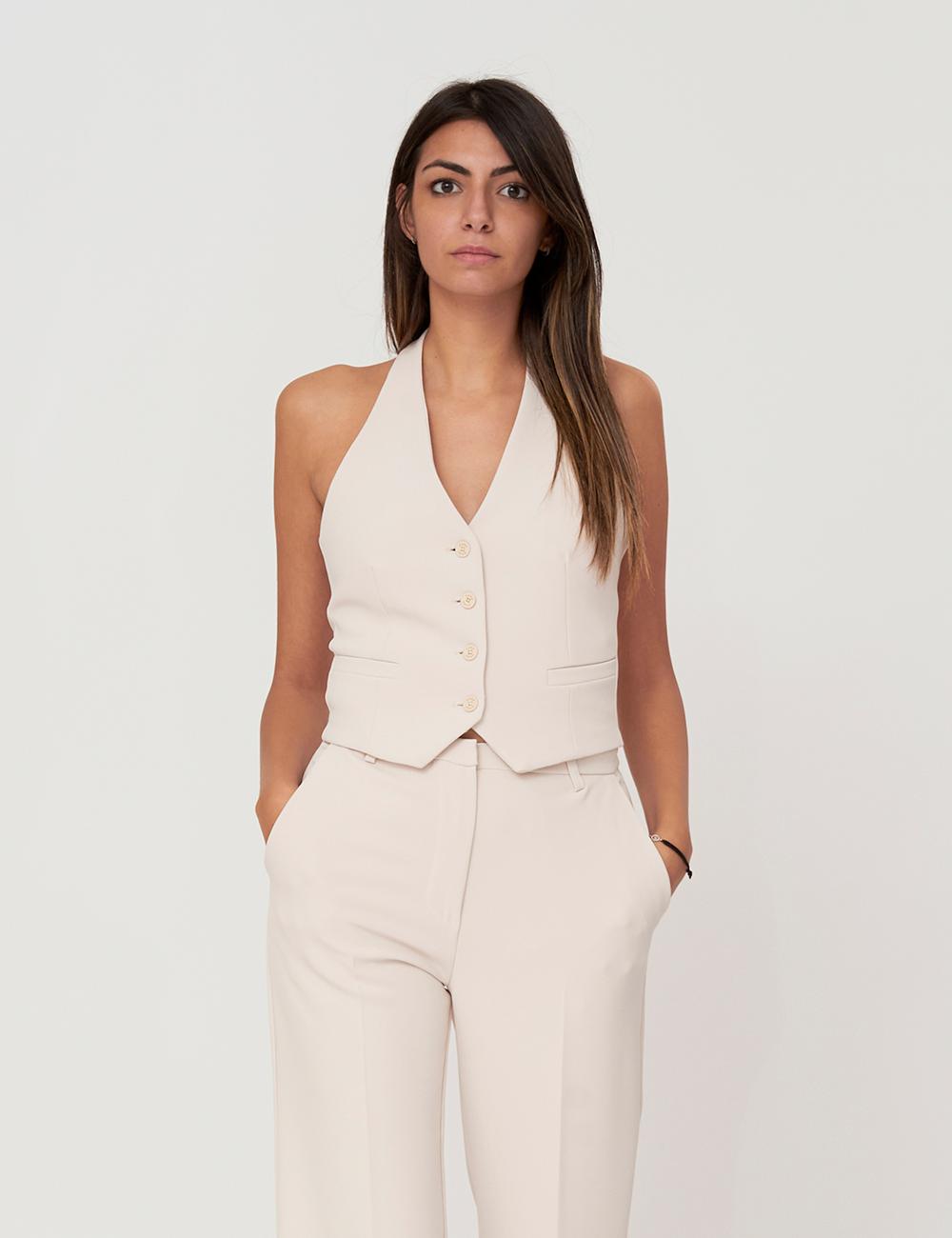 Gilet con bottoni