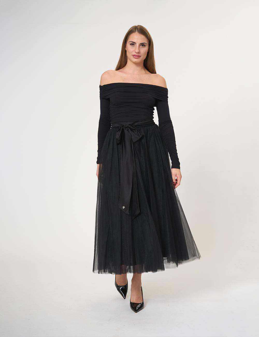 Gonna ampia in tulle