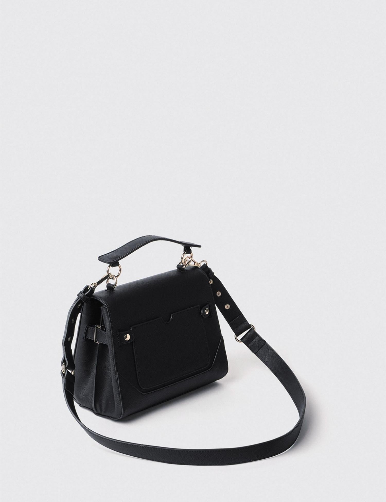 Shoulder strap con logo e applicazioni