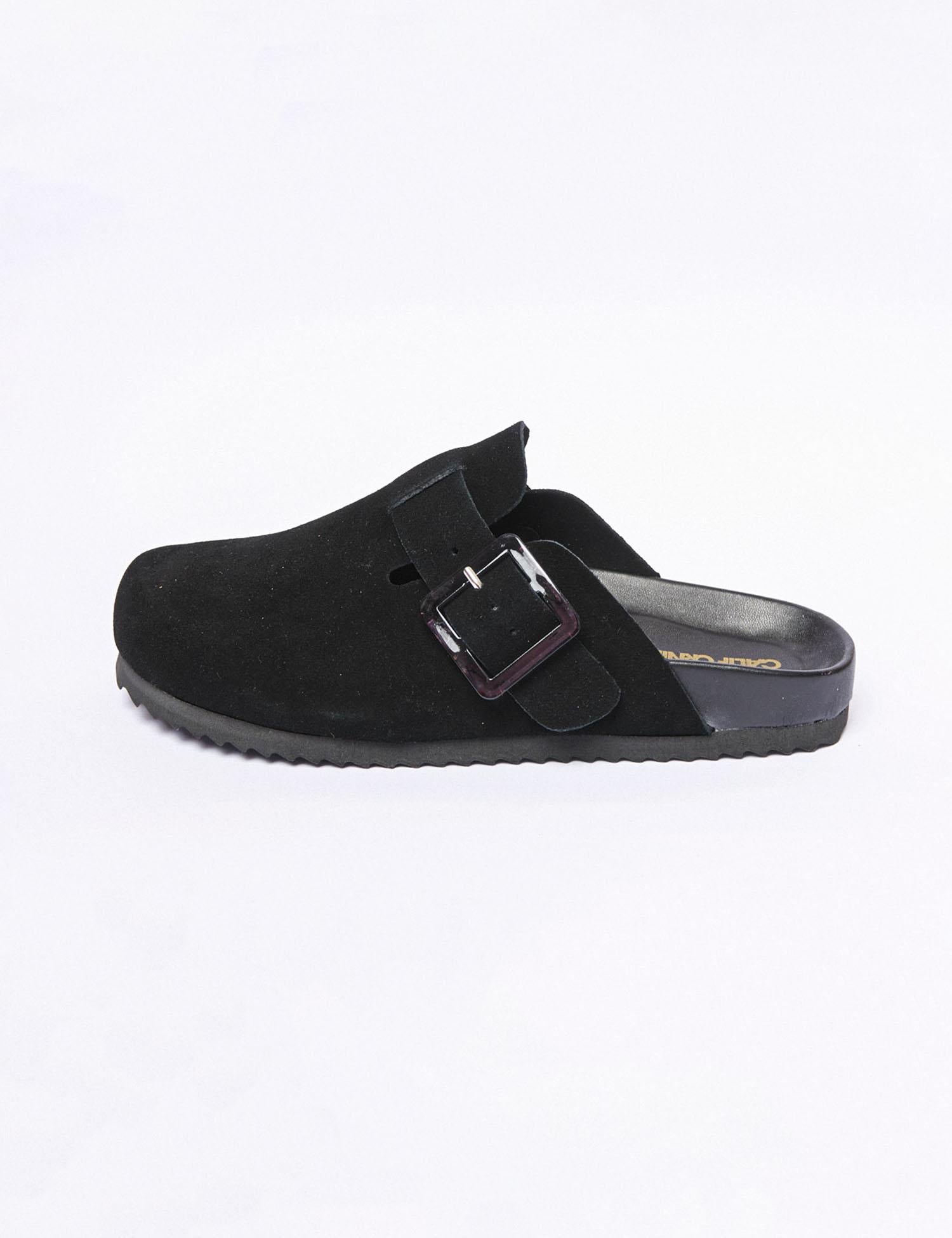 Sabot in suede