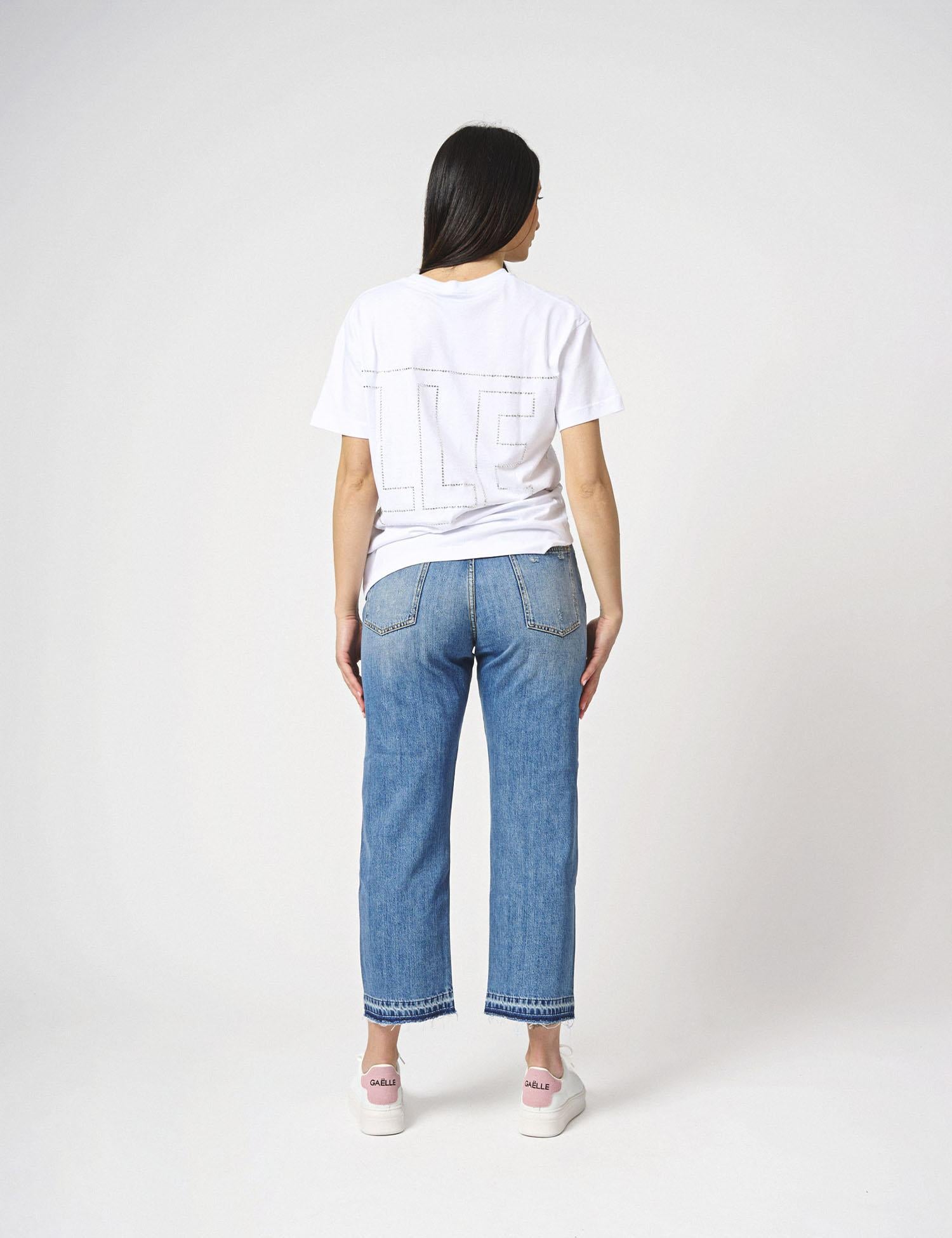 T-shirt con strass