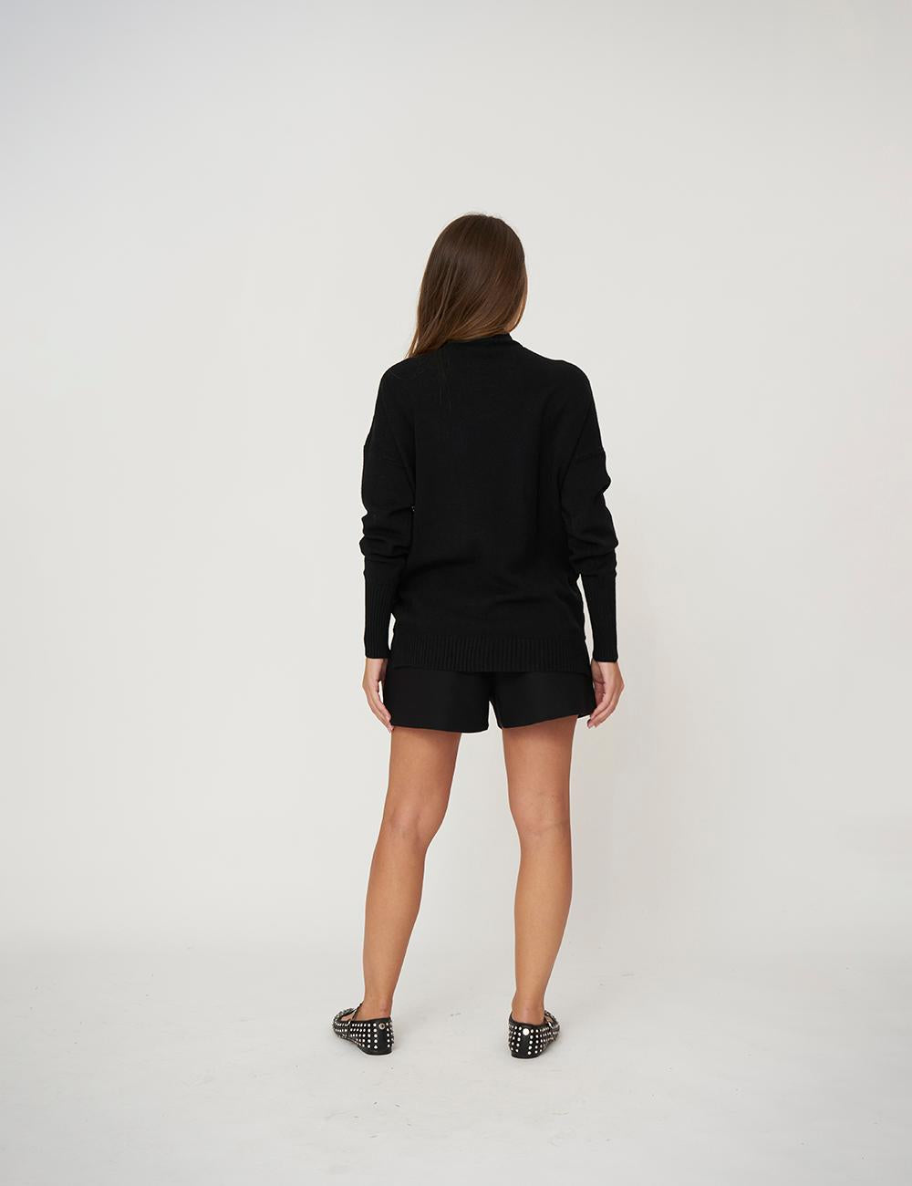 Maglia con fiocchi in strass