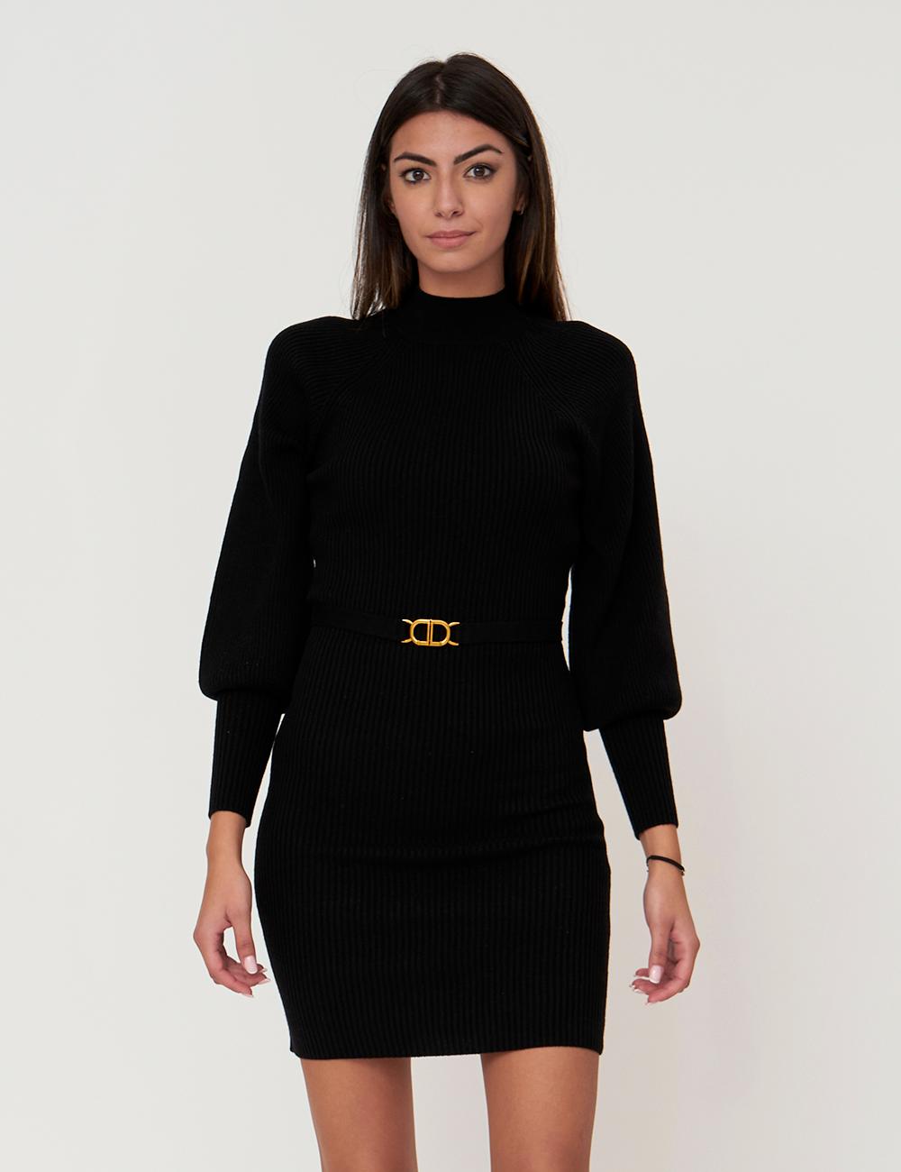 Abito corto in maglia