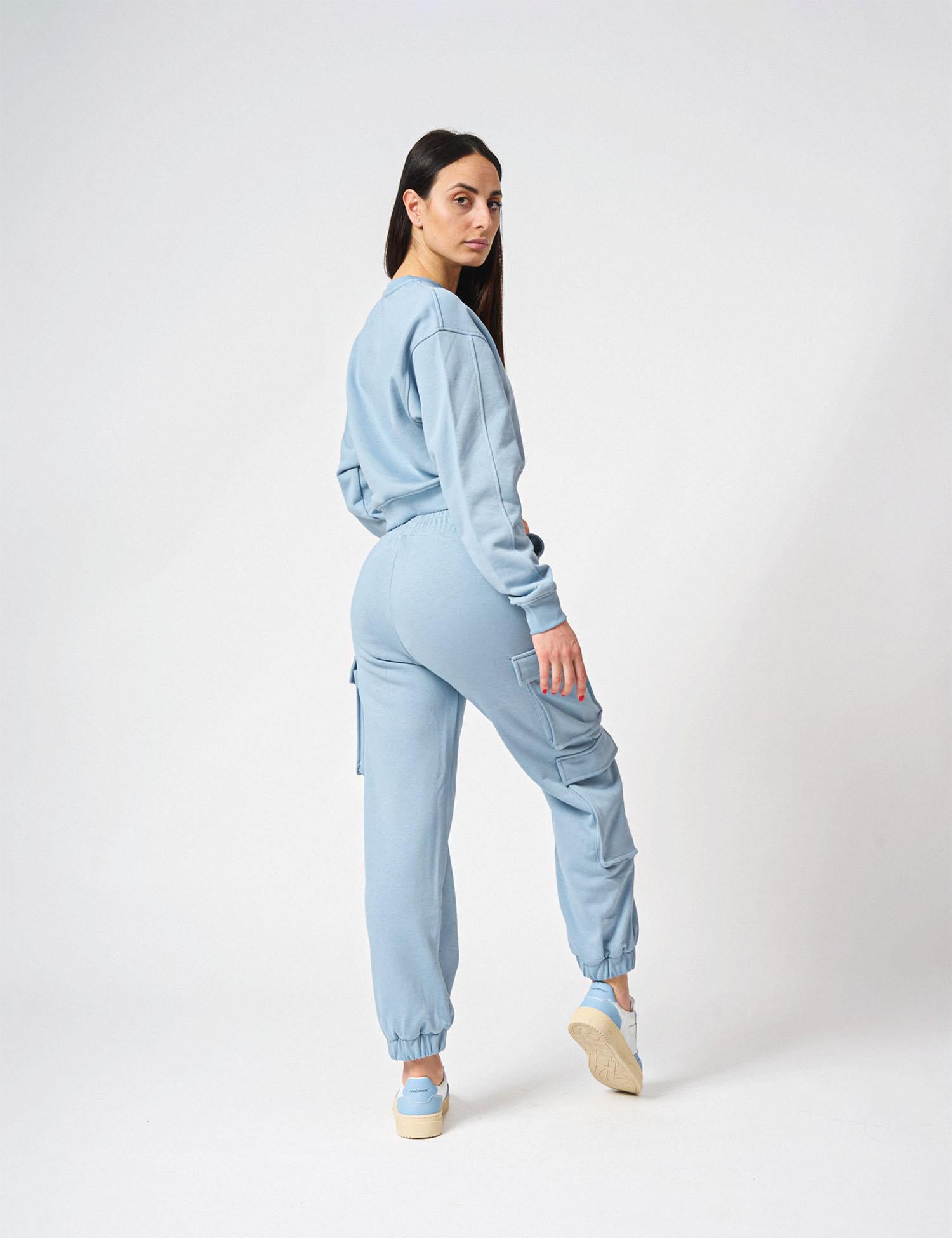 Pantalone con tasconi laterali