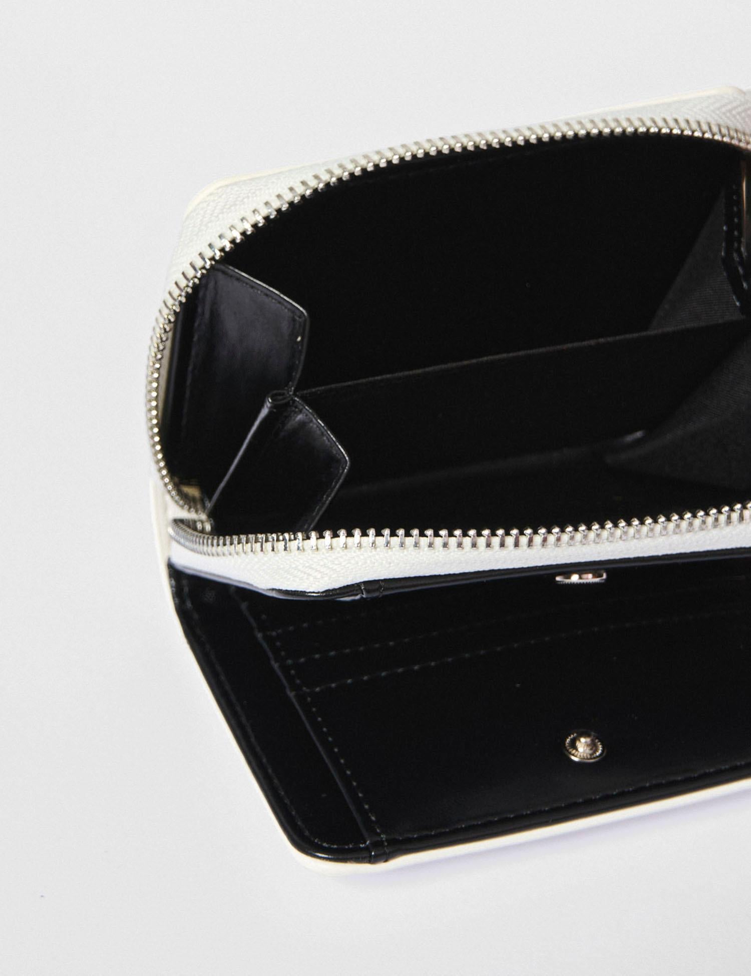 Mini portafoglio con zip