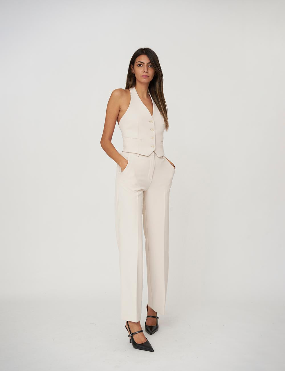 Gilet con bottoni