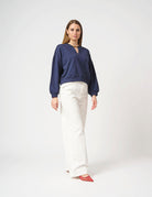 Felpa girocollo con catena