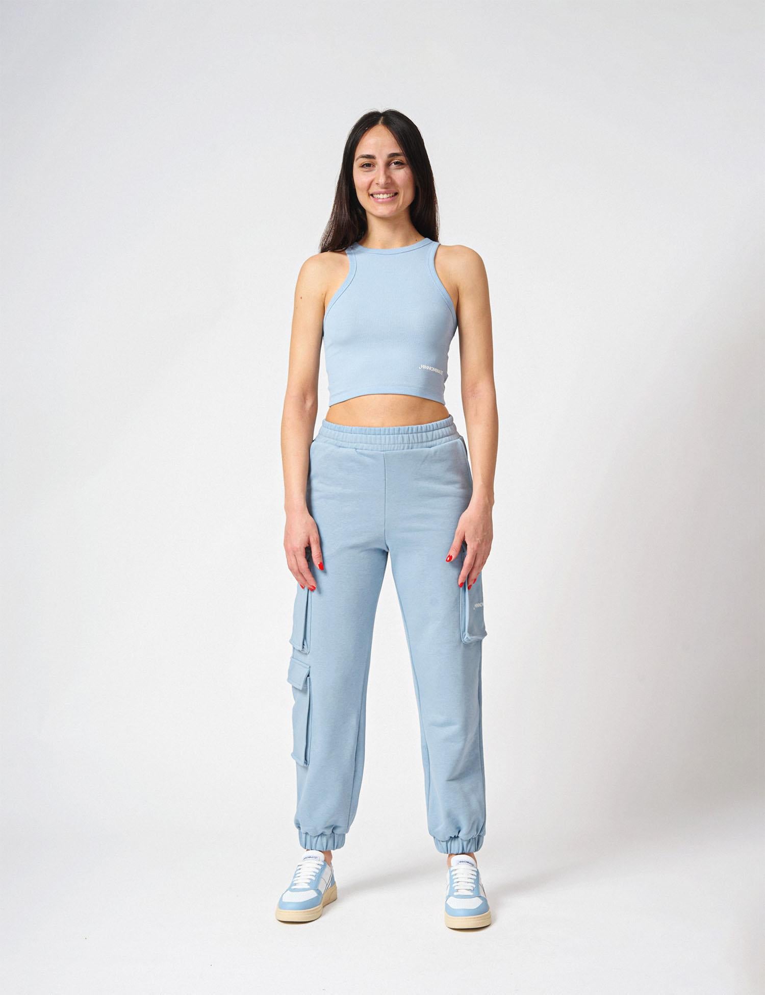Crop top in costina