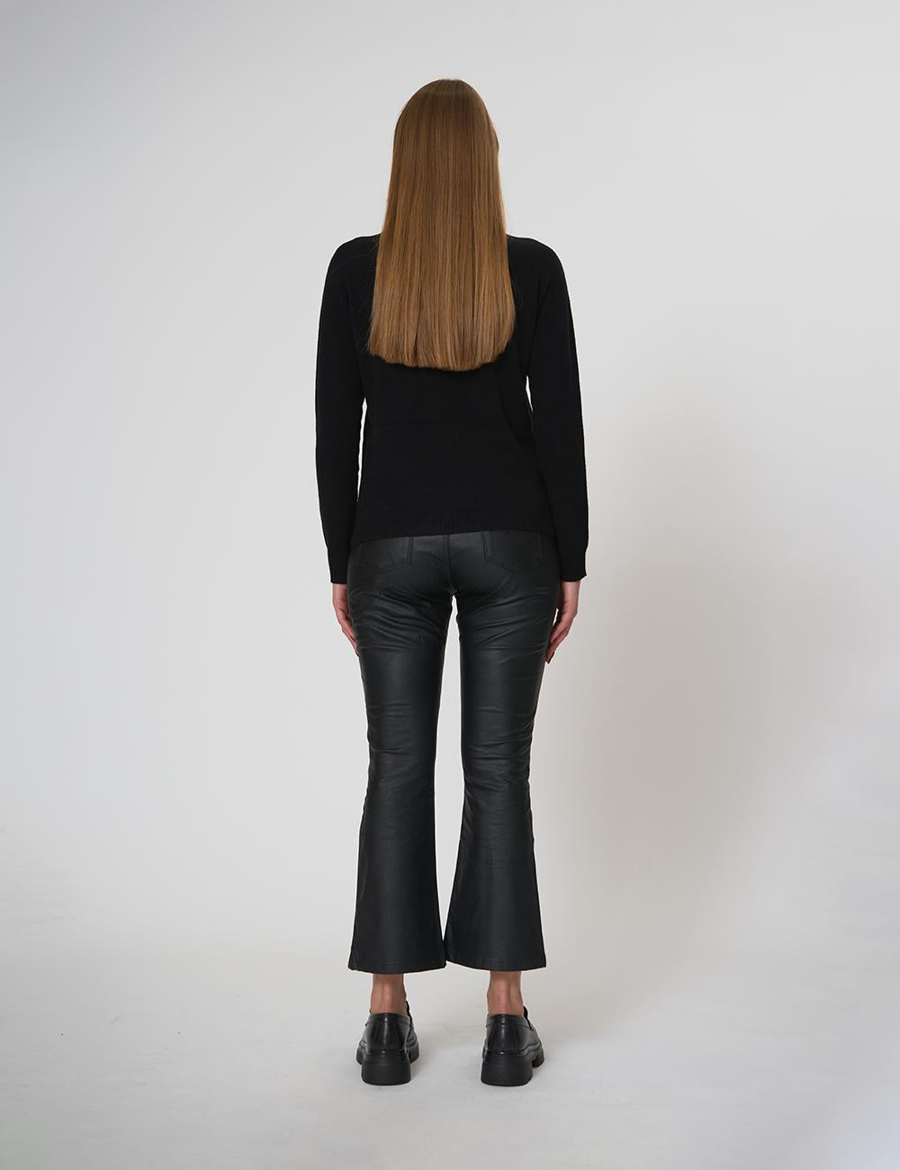 Jeans in ecopelle
