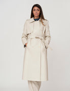 Trench lungo doppiopetto