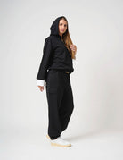 Felpa cappuccio con catena