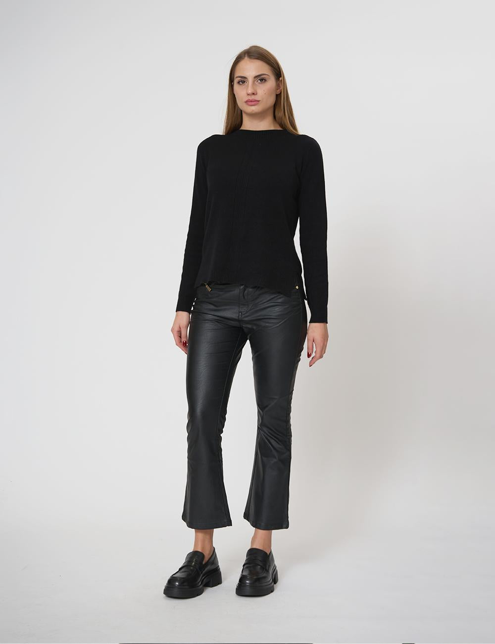 Jeans in ecopelle
