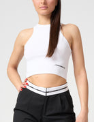 Crop top in costina